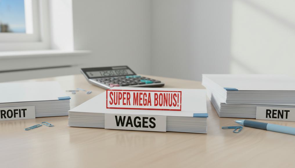 Organized files representing economic rewards like rent and wages, essential for factor markets in production economics.