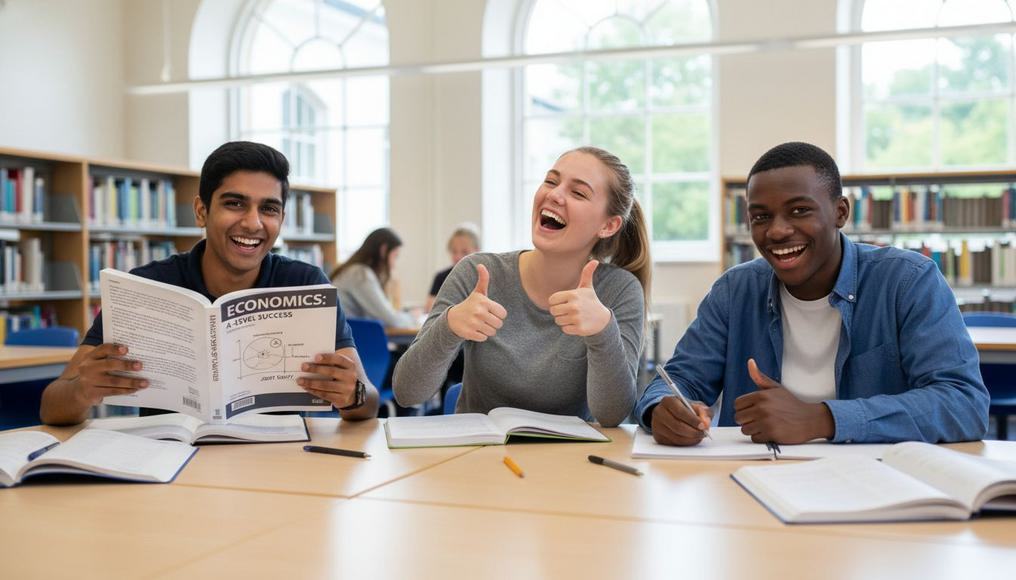 Teenagers applying practical strategies for joint supply in economics, boosting exam performance and real-world insight.