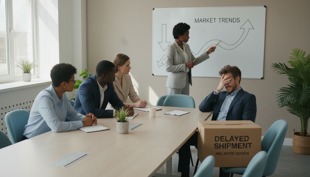 Diverse professionals strategizing business responses to elastic and inelastic supply in competitive markets, relevant to A-Level economics.