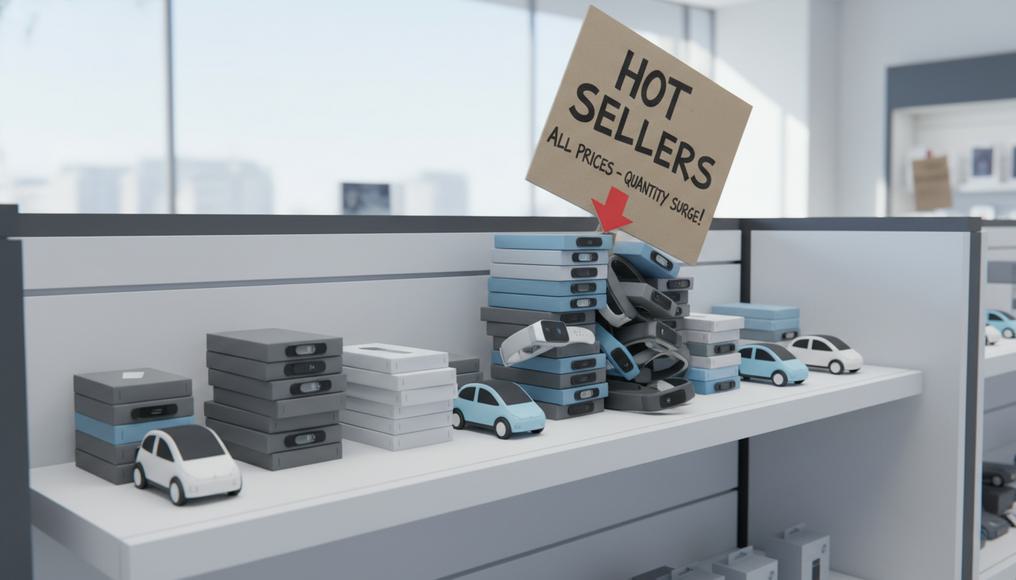 Depicting rightward demand shifts from health trends and subsidies in the fitness tracker and electric vehicle markets for economics insights.