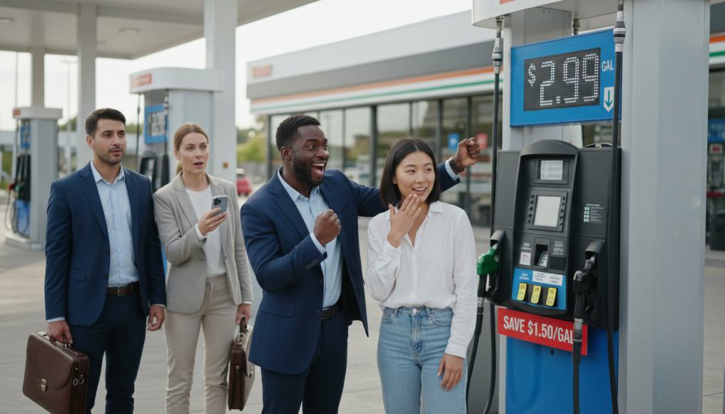 Diverse customers responding to elastic price changes on essentials, demonstrating elasticity's role in surplus variations for beginners.